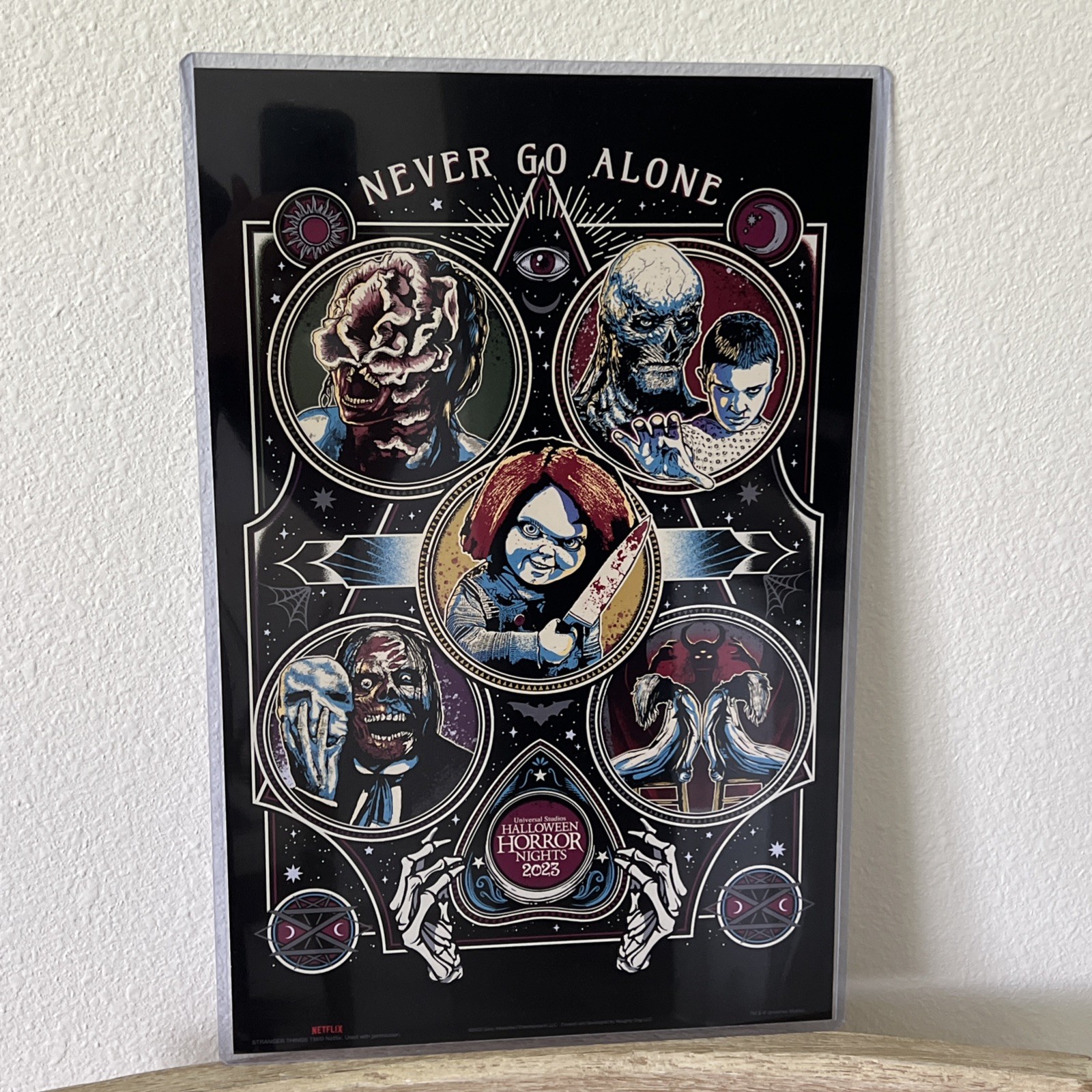 Halloween Horror Nights Universal Studios Parks HHN 2023 Chucky print poster HHN