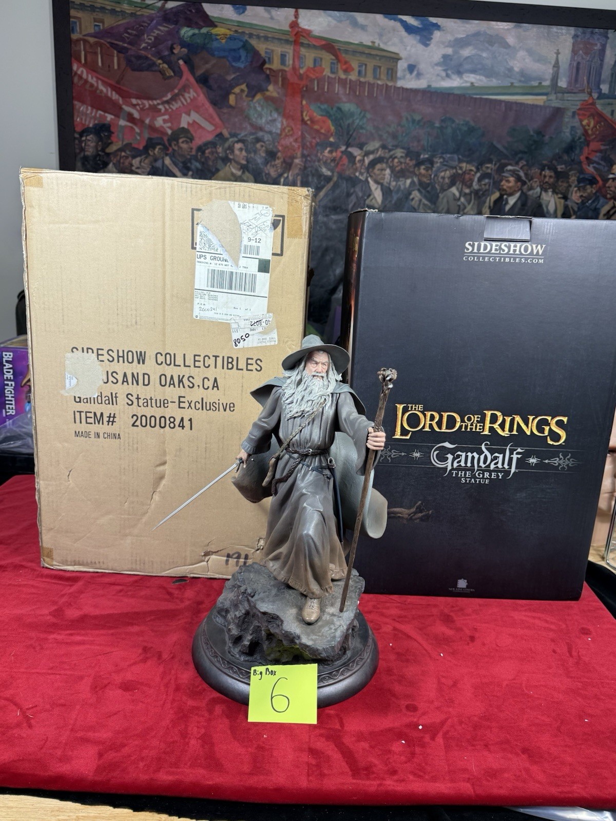 Sideshow collectibies Lord Of The Rings Gandalf Big Box 6 see descrip