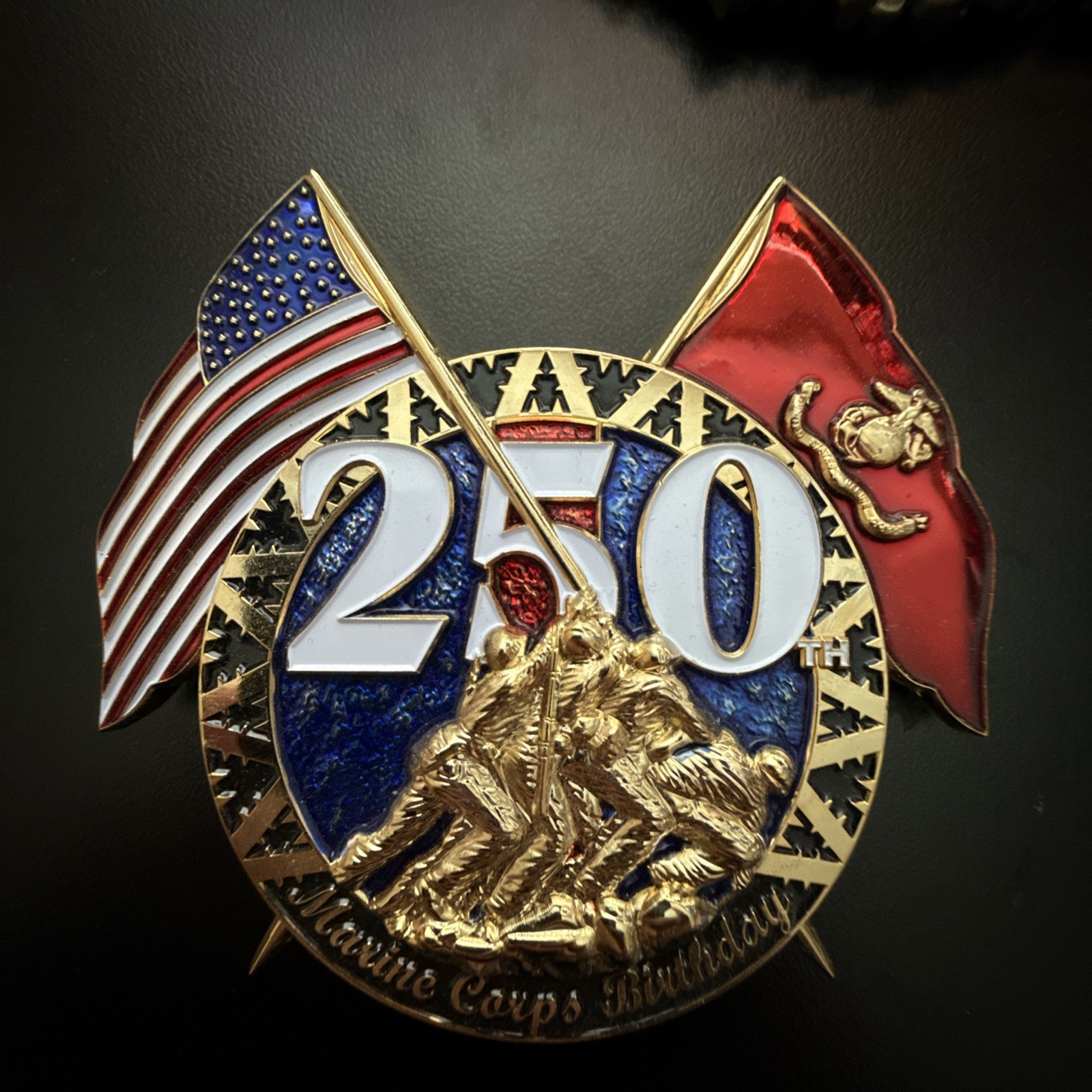 250th Birthday Ball Challenge Coin USMC