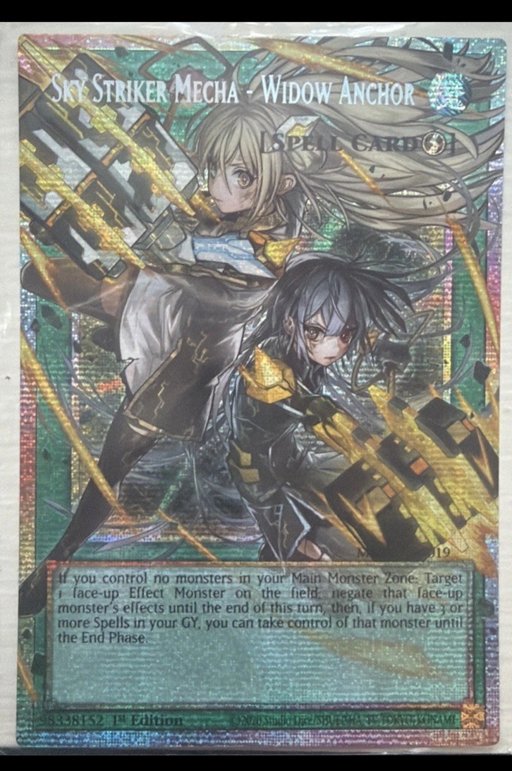 Sky Striker Mecha Widow Anchor - MAMO-EN019 - Starlight Rare Extended Art Yugioh