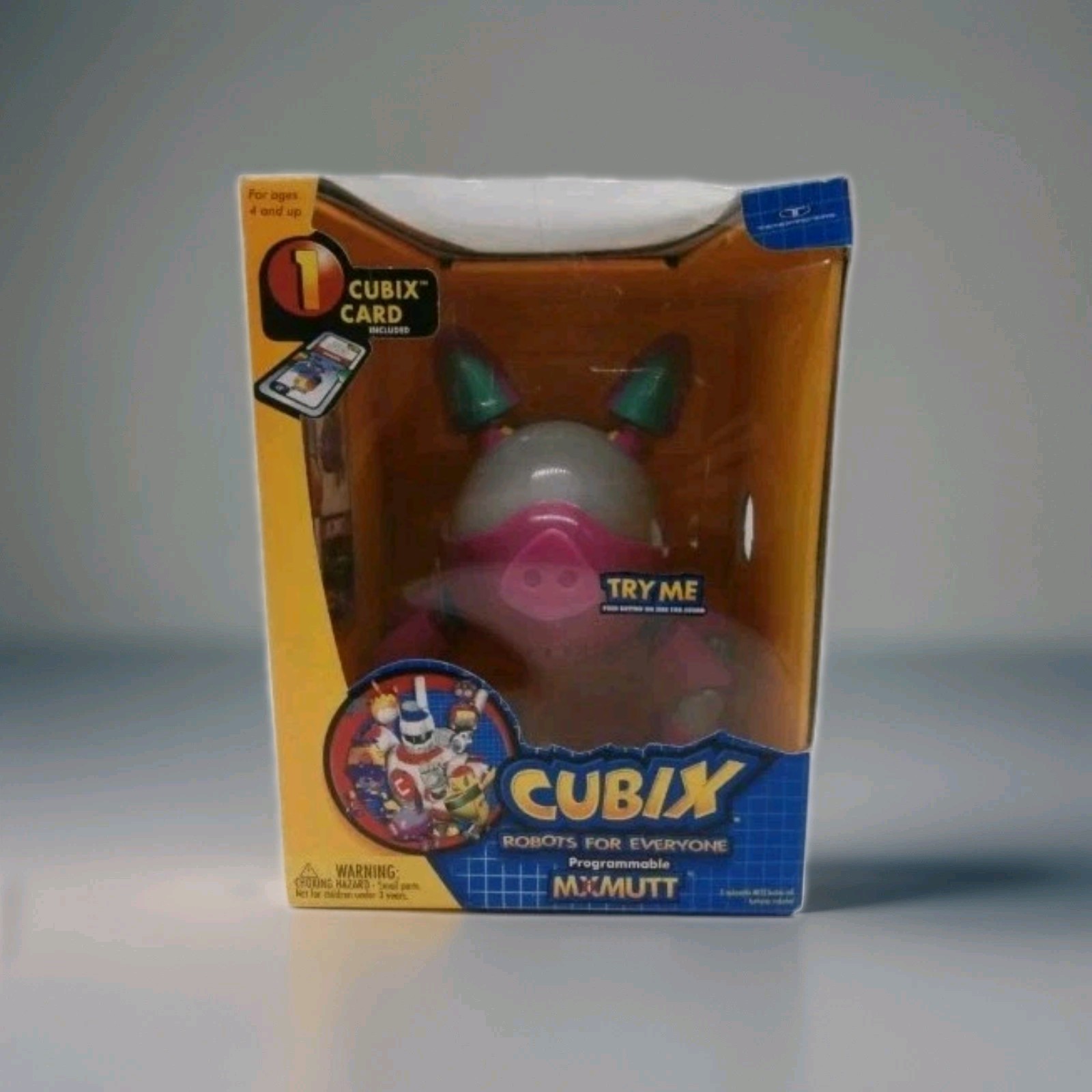 CUBIX Robots Programmable *MXMUTT* 2001 Pink/ Turquoise  Read Description 