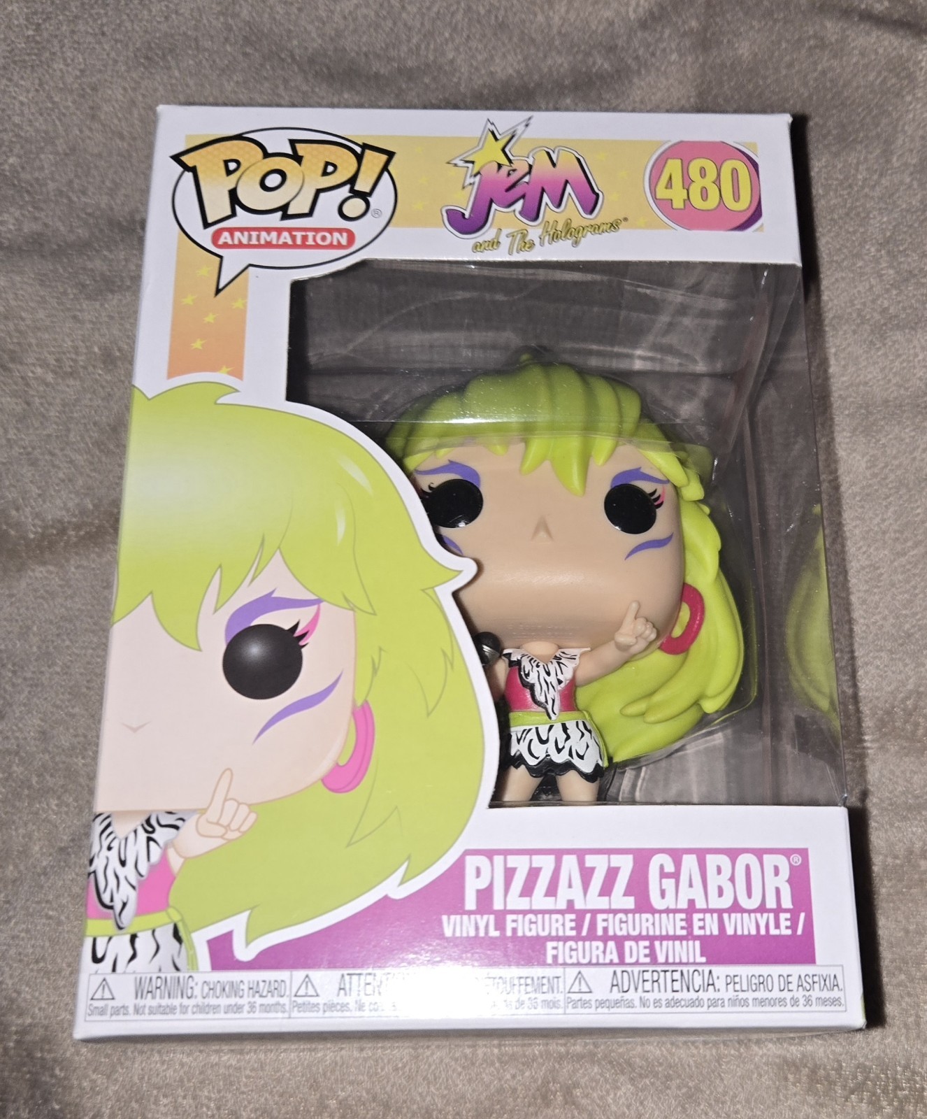 Funko Pop Animation JEM And The Holograms #480 Pizzazz VAULTED NRFB NEW