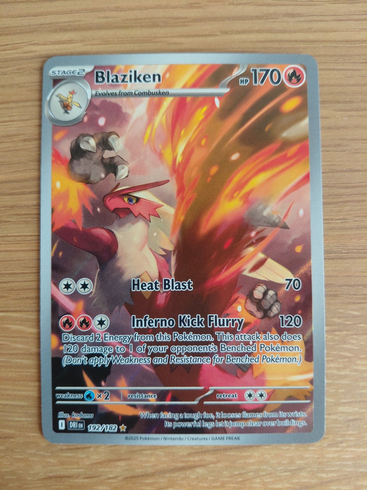 Pokemon TCG - Blaziken (192/182) Destined Rivals