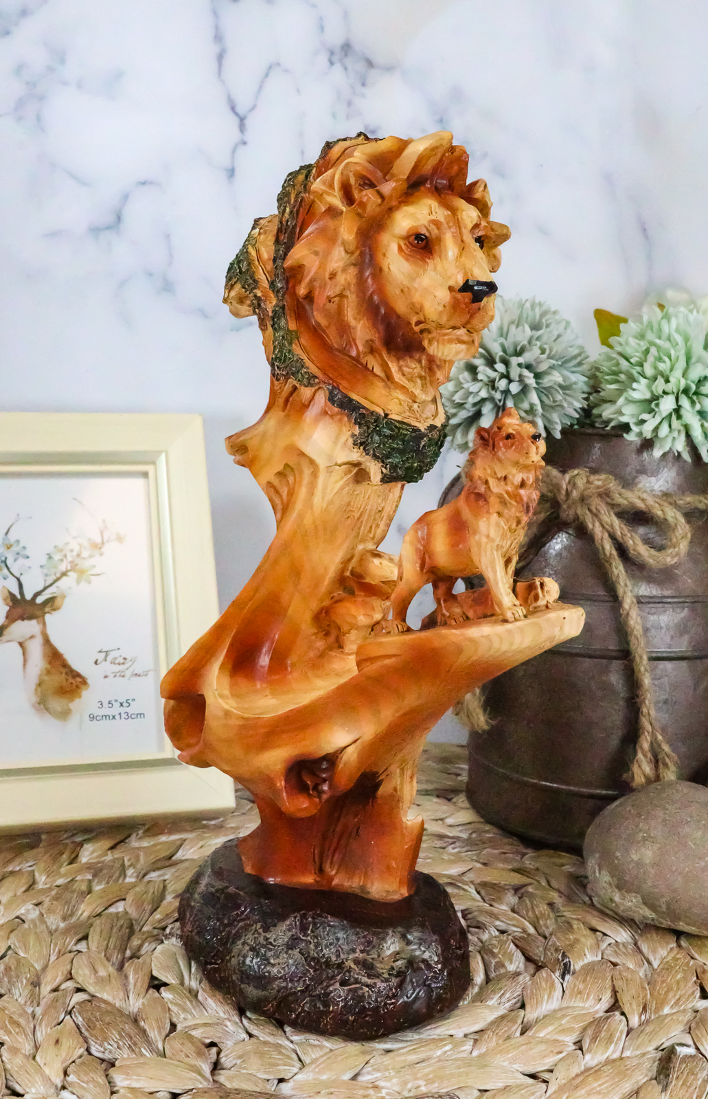 Ebros African Savanna Safari Lion Statue 9.25
