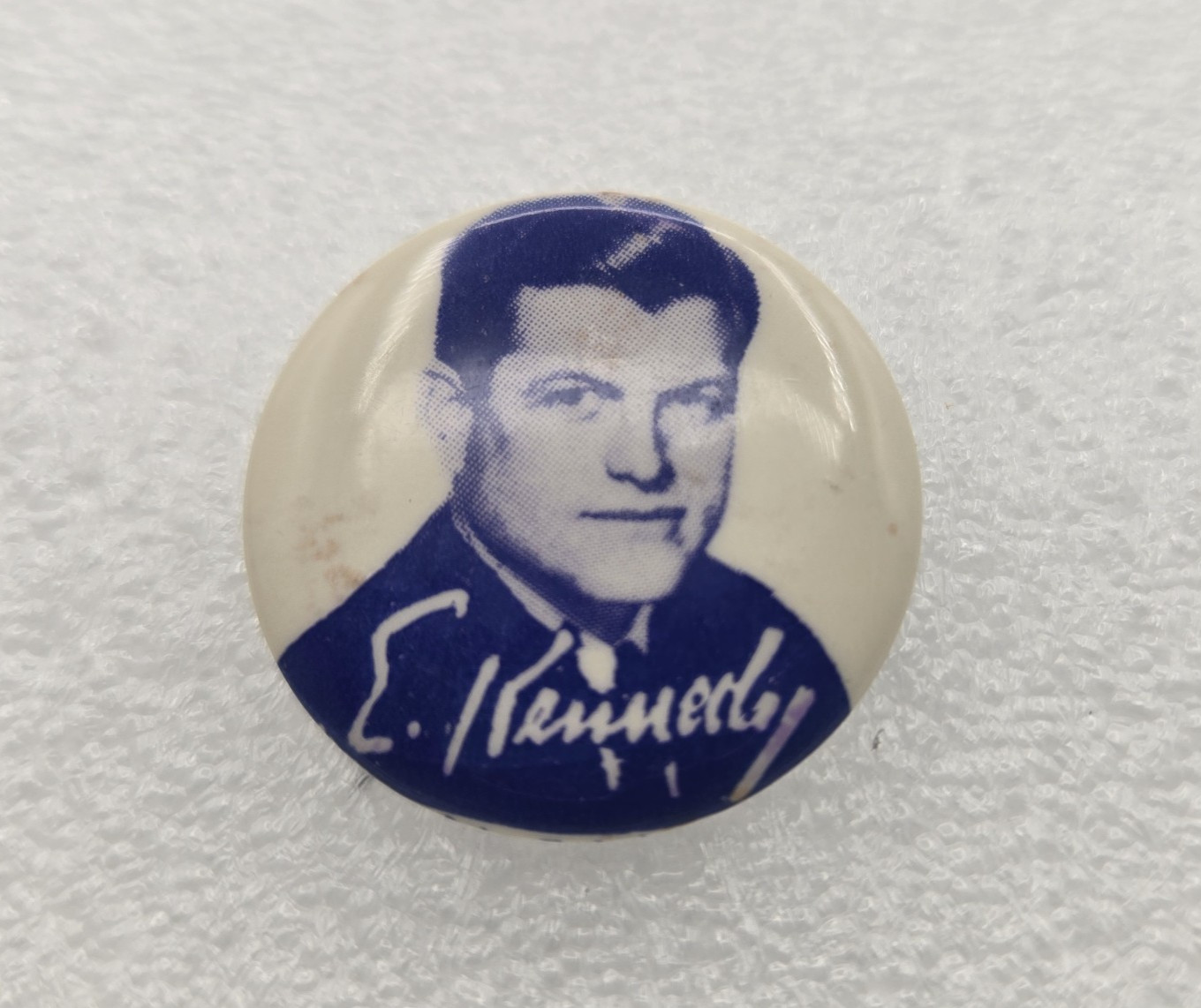 Ultra Rare 1960/61 Senator Edward (Ted) Kennedy Political Pinback Button N.O.S.