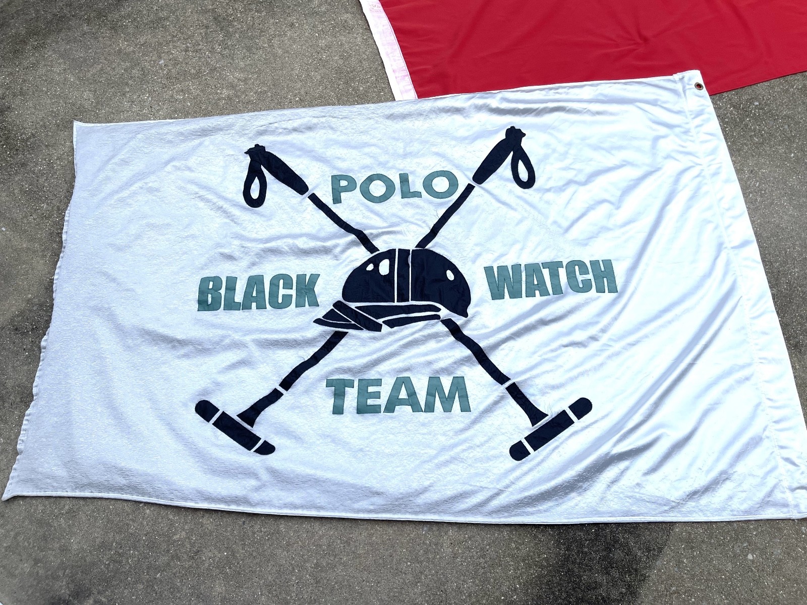 Polo Team Flag, Collector's Item, From IPC Wellington, FL - Team Black Watch