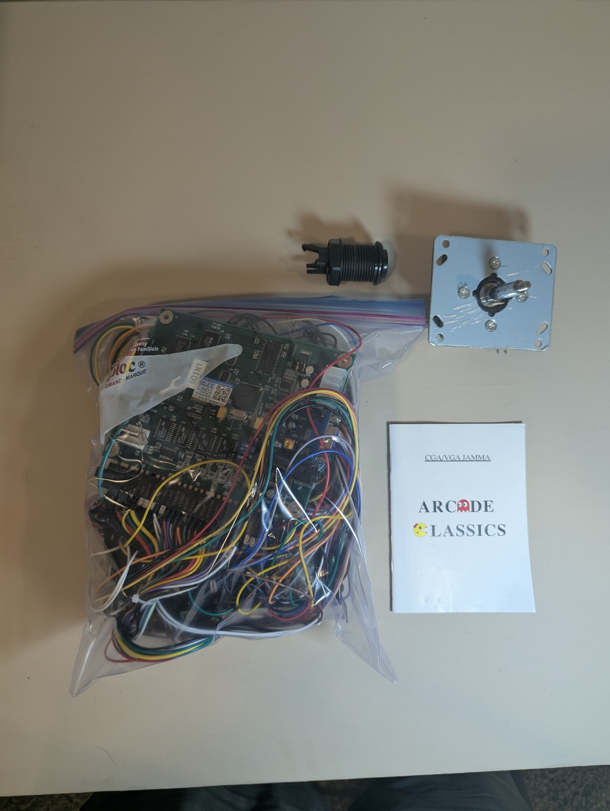 Arcade board (50 in 1), Controls (2 Player), Power supply and Harness