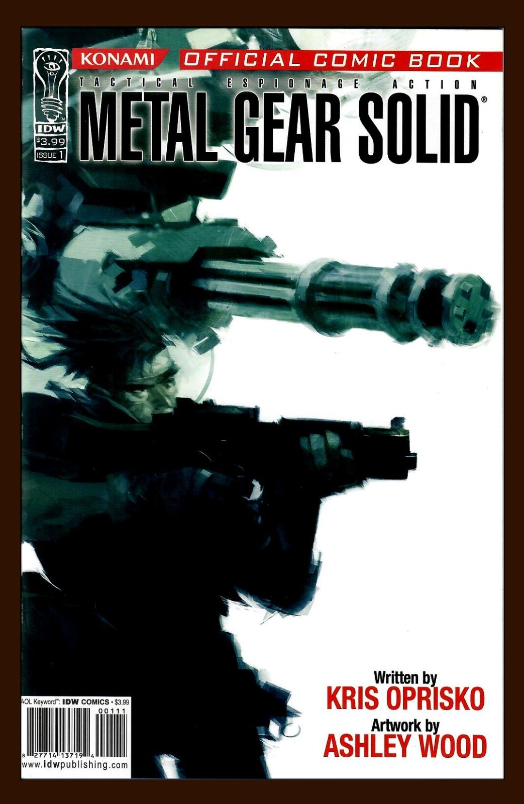 METAL GEAR SOLID #1 1ST APPEARANCE SOLID SNAKE 2004 FIRST PRINT IDW COMIC BOOK