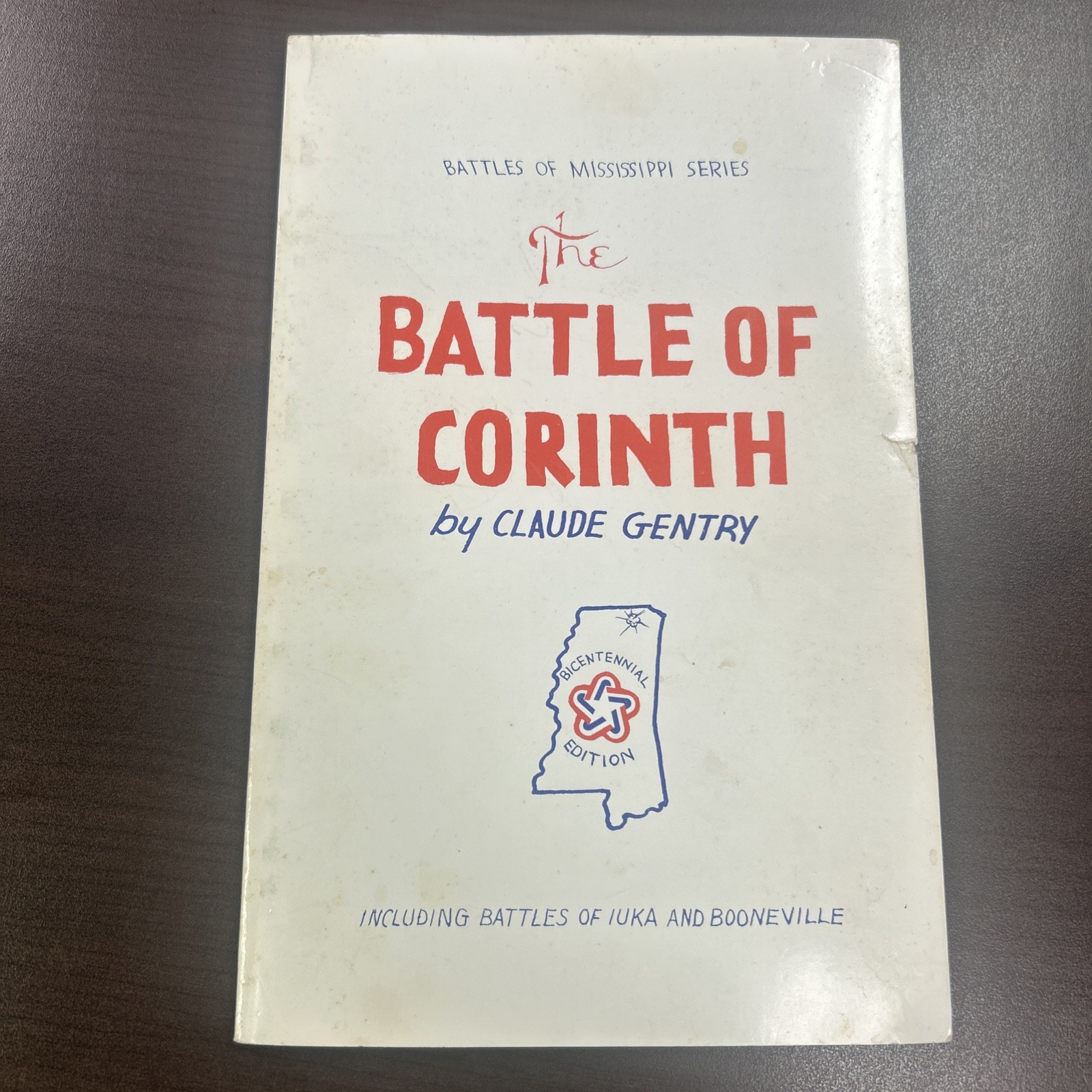 Vintage Paperback The Battle Of Corinth By Claude Gentry Rare Autograph ByAuthor