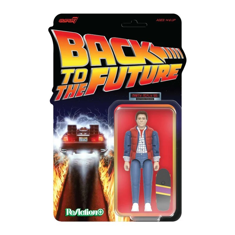 Marty McFly \'85 Back to the Future Super7 ReAction+ Action Figure