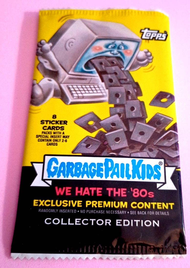 2018 Garbage Pail Kids We Hate the 80\'s Collector Edition Wrapper NO CARDS