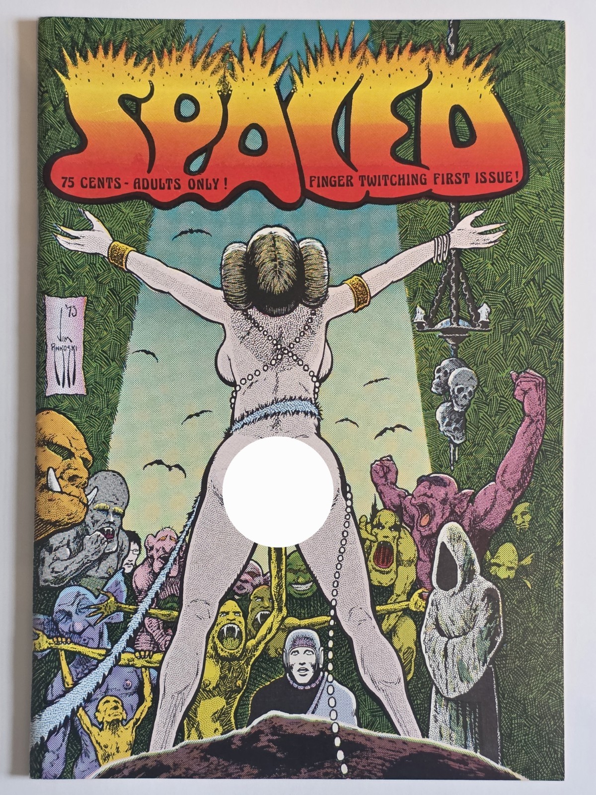 SPACED #1 VF+ Jim Pinkoski 1974 Underground Comic Princess Leah Spoof High Grade