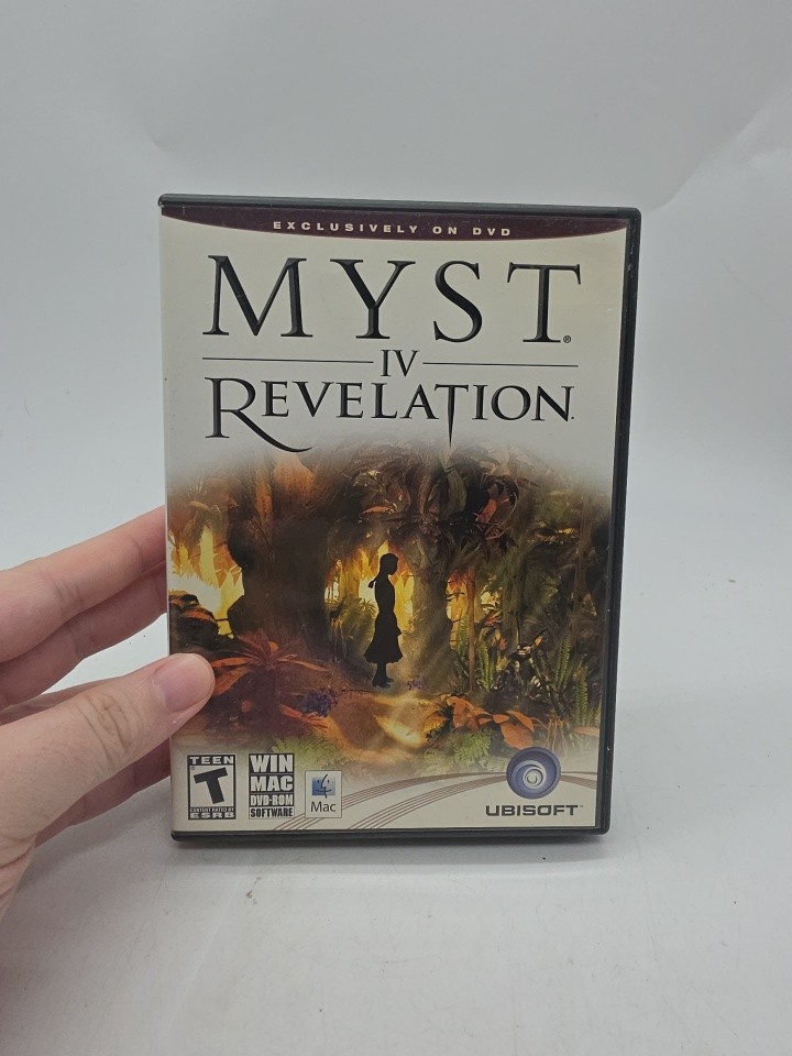 Myst IV: Revelation DVD-ROM PC/Mac Compatible 2004 Rare Includes Myst 3