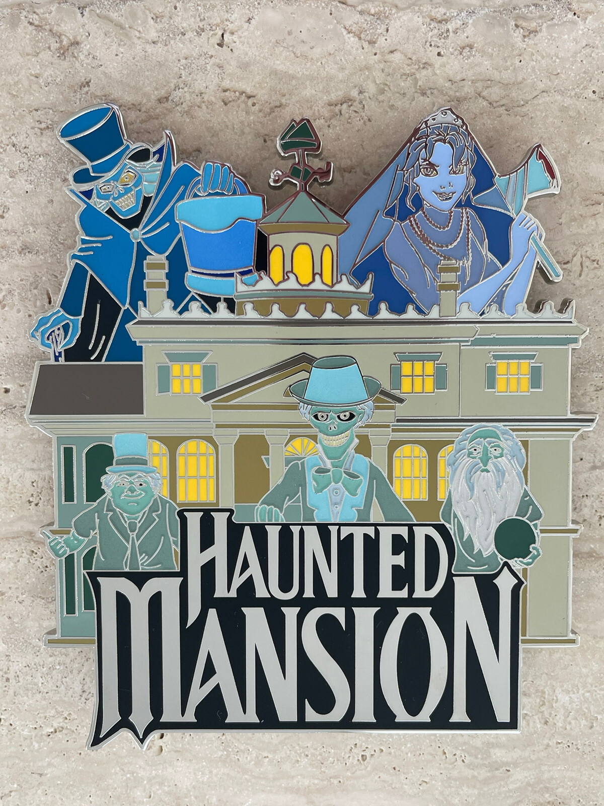 New Disney Haunted Mansion Jumbo Pin - 6 Inches