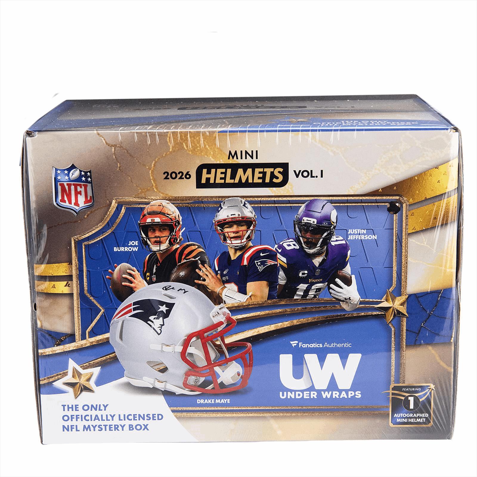 2026 Fanatics Authentic Under Wraps Mini Helmets Vol. 1