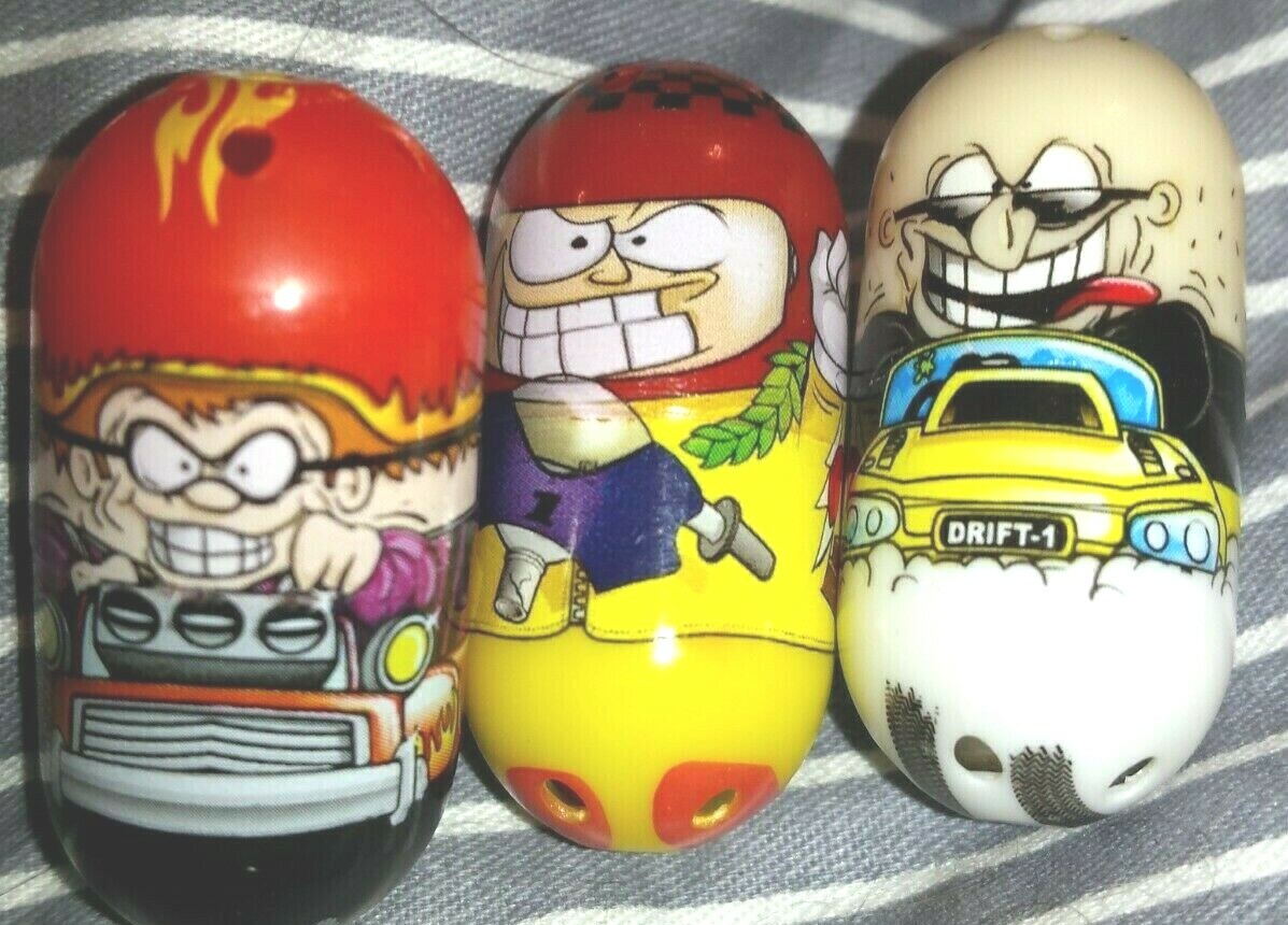 3 - SPECIAL EDITION 2010 Baby Beanz Motorbike, Drag Racer, Street Racer Bean