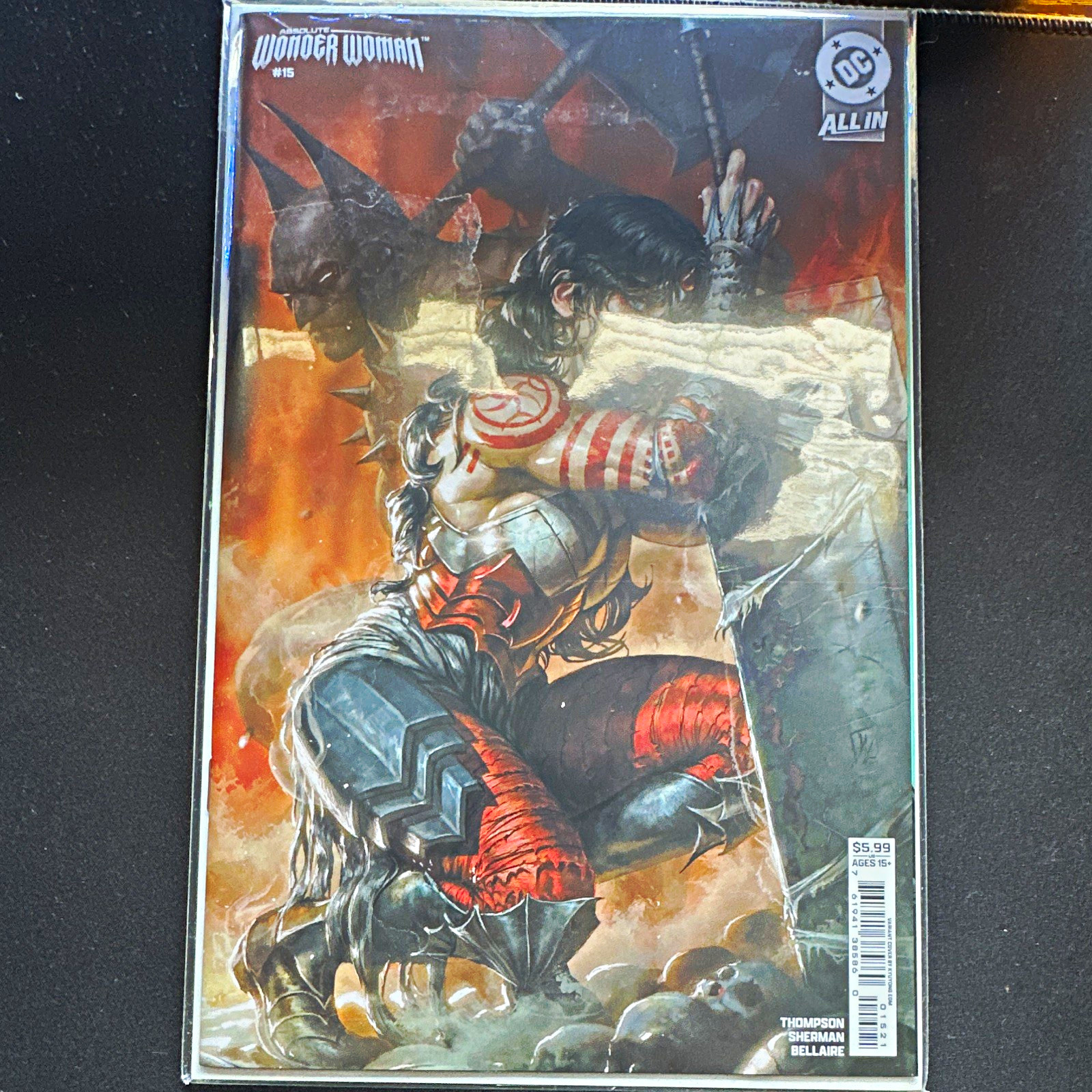 DC Comics Absolute Wonder Woman #15 B Kelly Thompson Hayden Sherman Bellaire