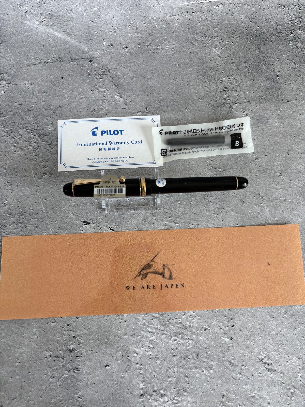 Pilot Namiki Custom 74 Fountain Pen Black Soft Fine Nib FKKN-12SR-BSF