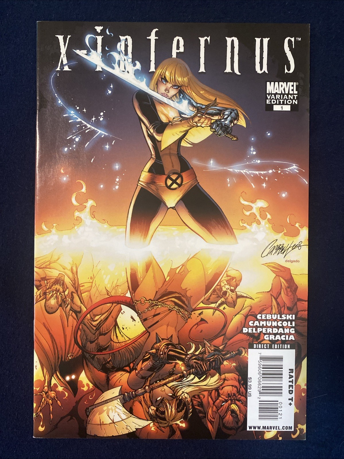 X-Infernus #1  - J. Scott Campbell Variant 1:20  (Marvel 2009)