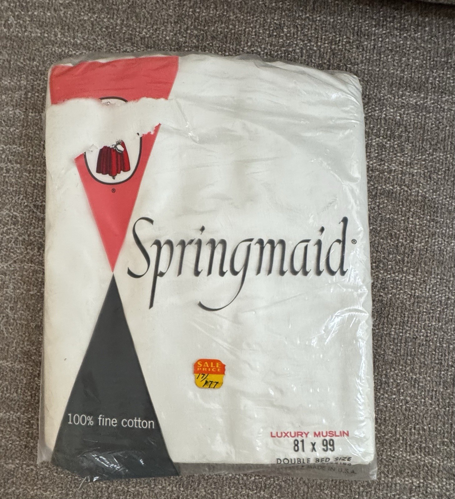Vintage Springmaid 100% Fine Cotton Luxury Muslin 81