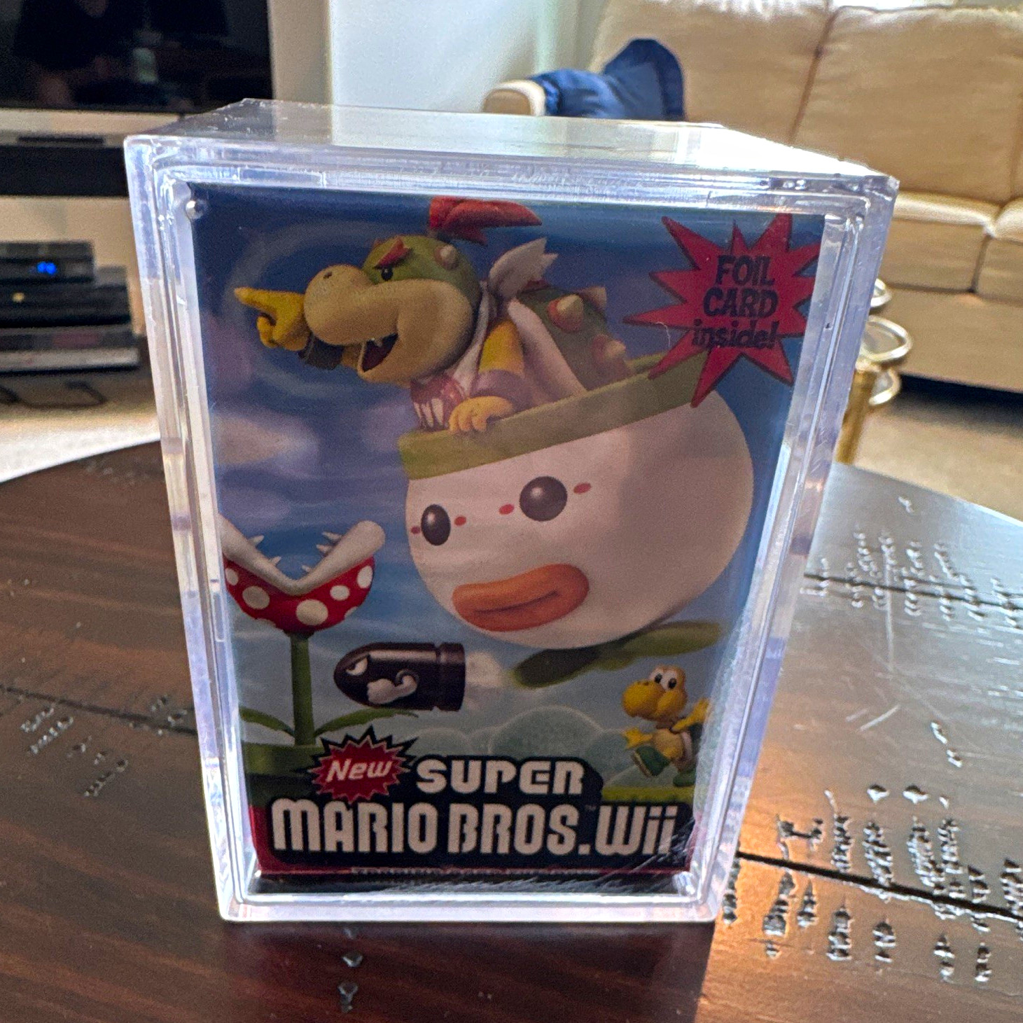 Nintendo New Super Mario Bros. Wii Trading Cards 3 Packs 6 Cards + Foil