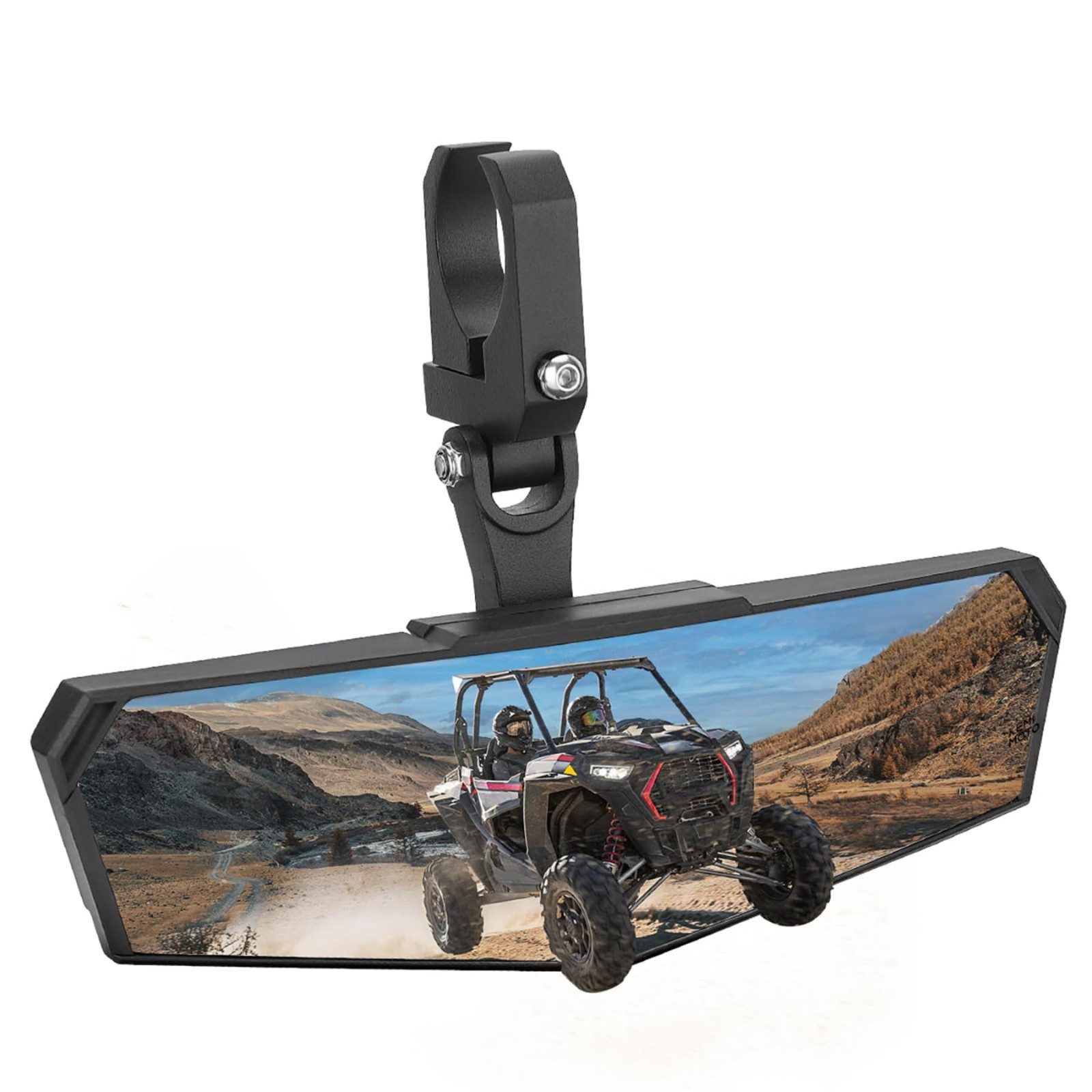 KEMIMOTO UTV Rear View Mirror, SXS UTV Mirror Clear View with 1.5-2 inch 360° Ad