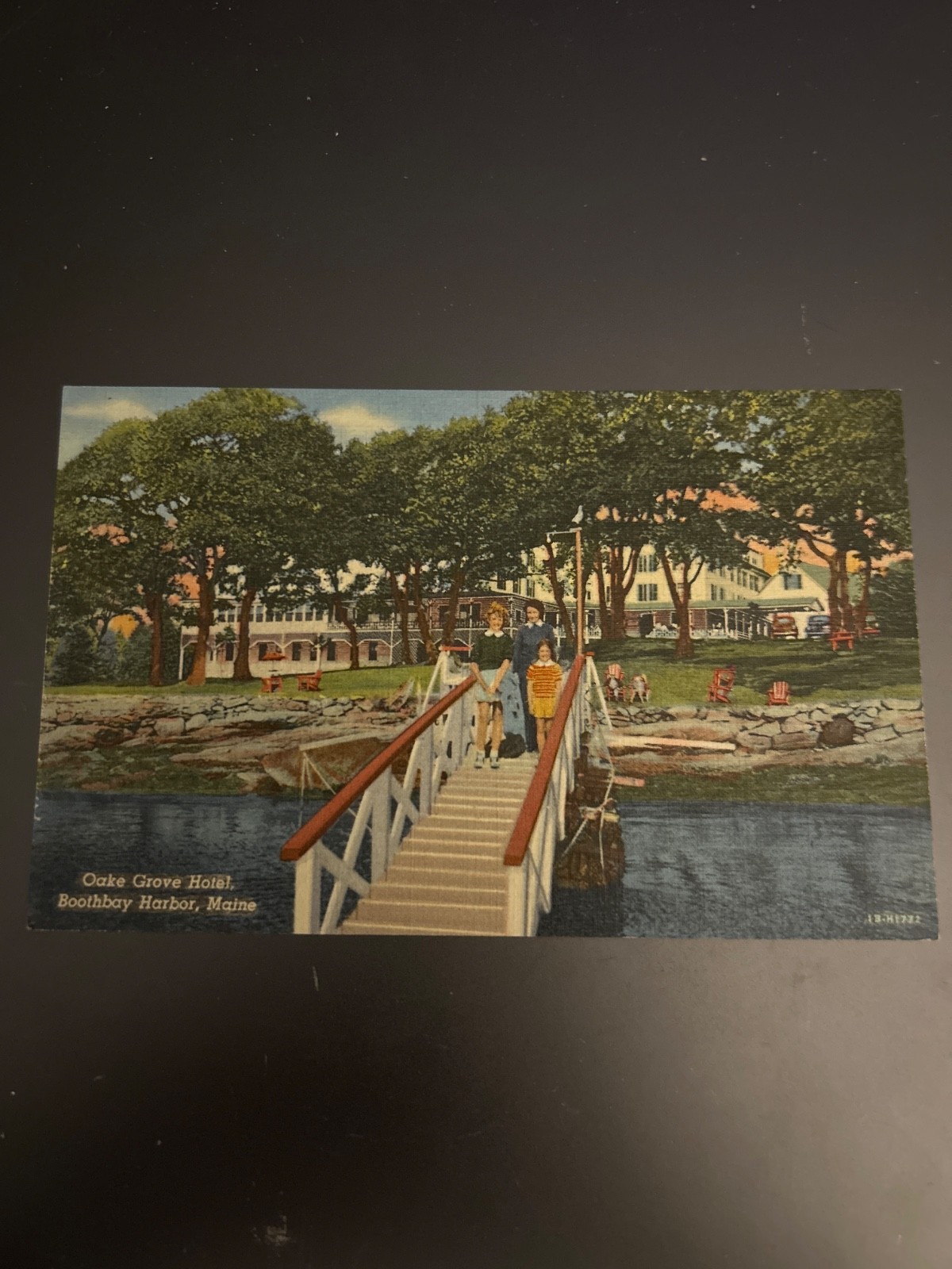 1951, oaks grove hotel, Boothbay harbor Maine