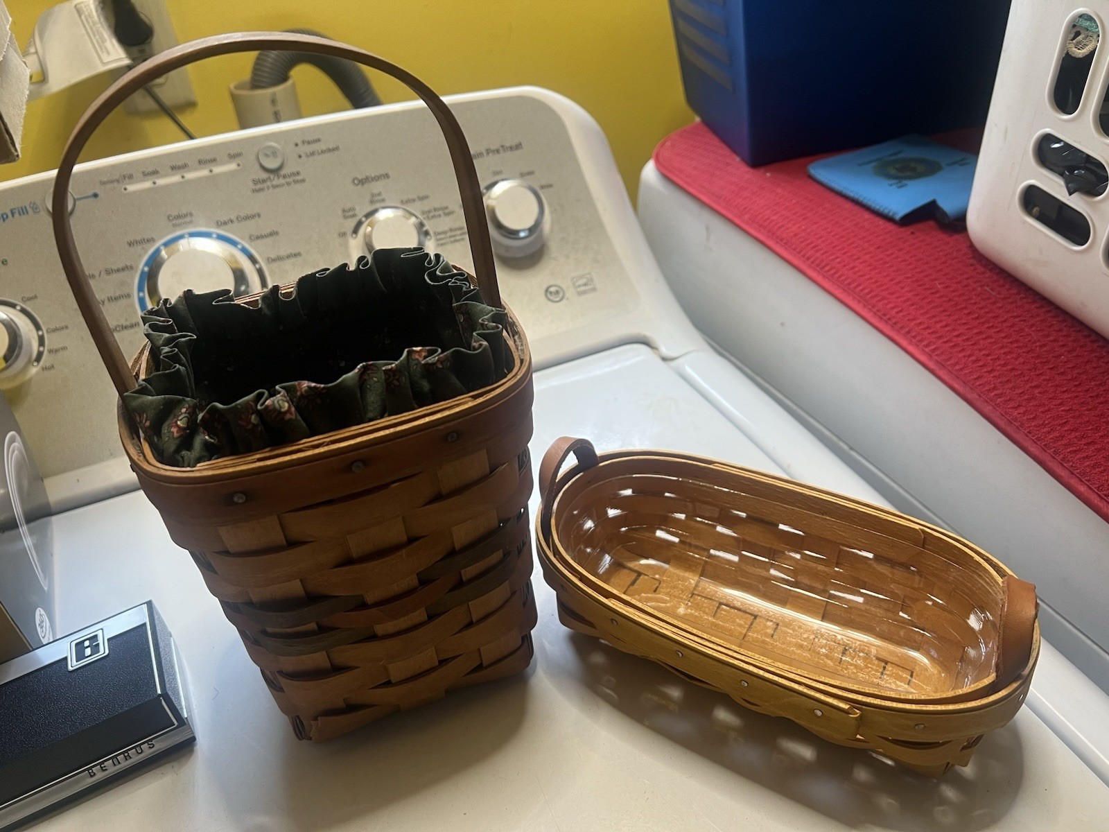 2 Vintage Longaberger Baskets 