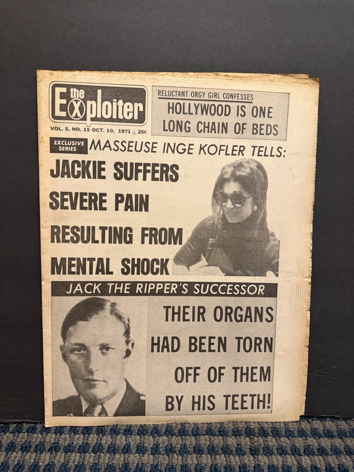 1971 Oct 10th The Exploiter Newspaper, Jack The Ripper’s Successor (VRN10K)
