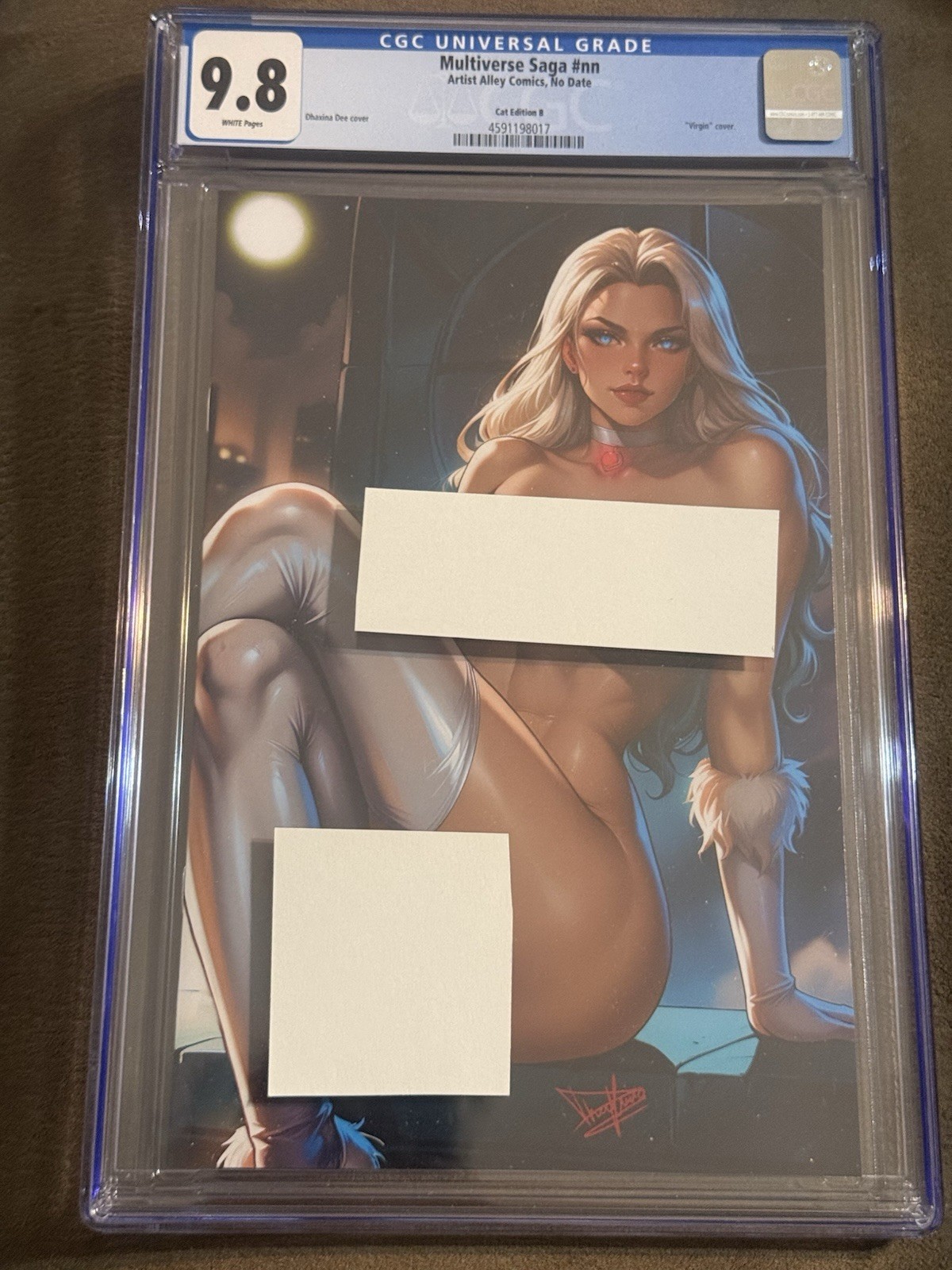 MULTIVERSE Saga BLACK CAT Edition B Dhaxina DEE Artist Alley CGC 9.8