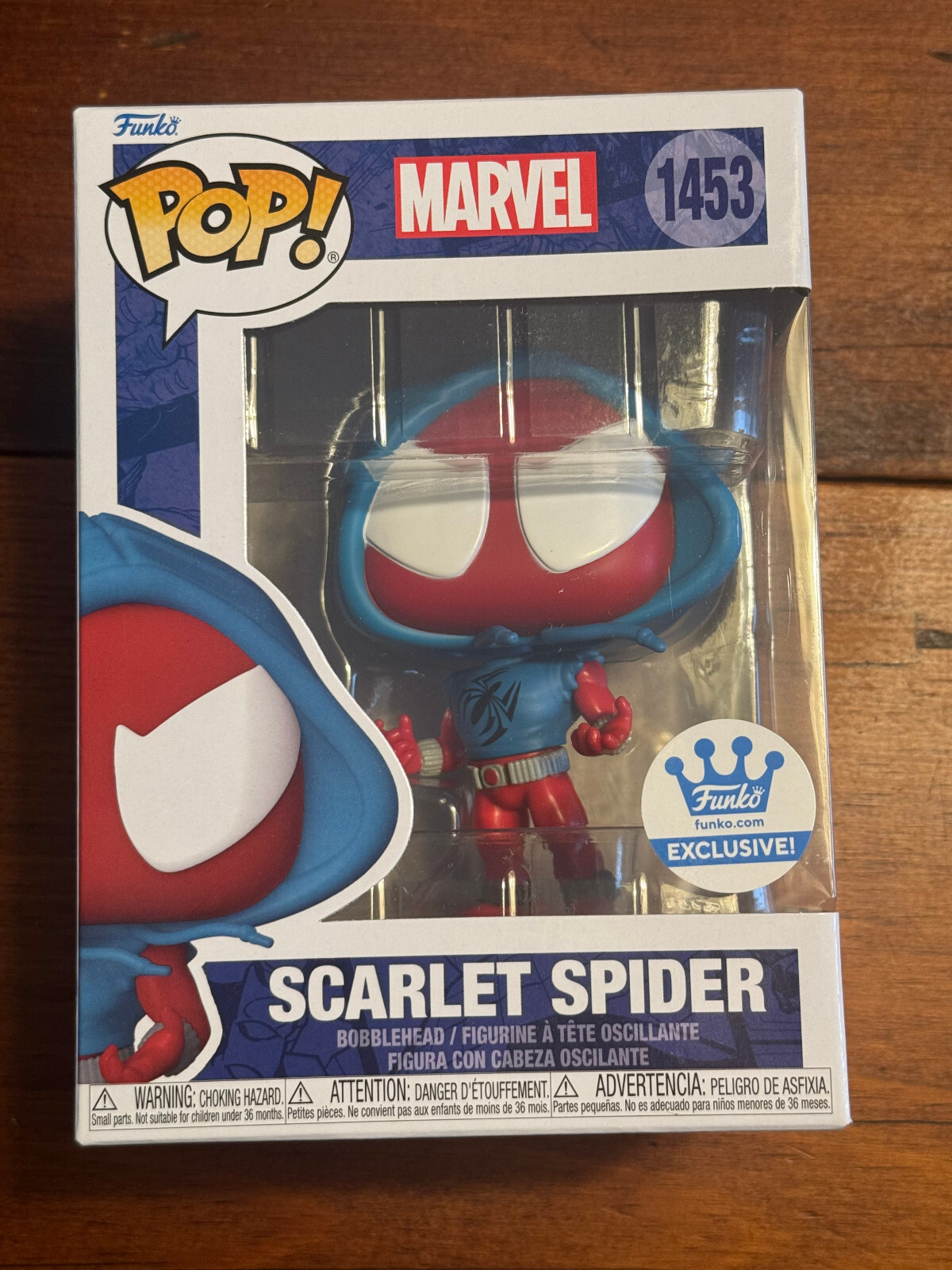 FUNKO POP MARVEL #1453 SCARLET SPIDER Funko Shop Exclusive-NEW-FAST SHIPPING