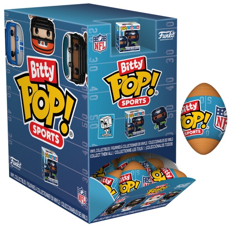 NFL Bitty Pop Series 2 Factory Sealed Case (24) Blind Bags