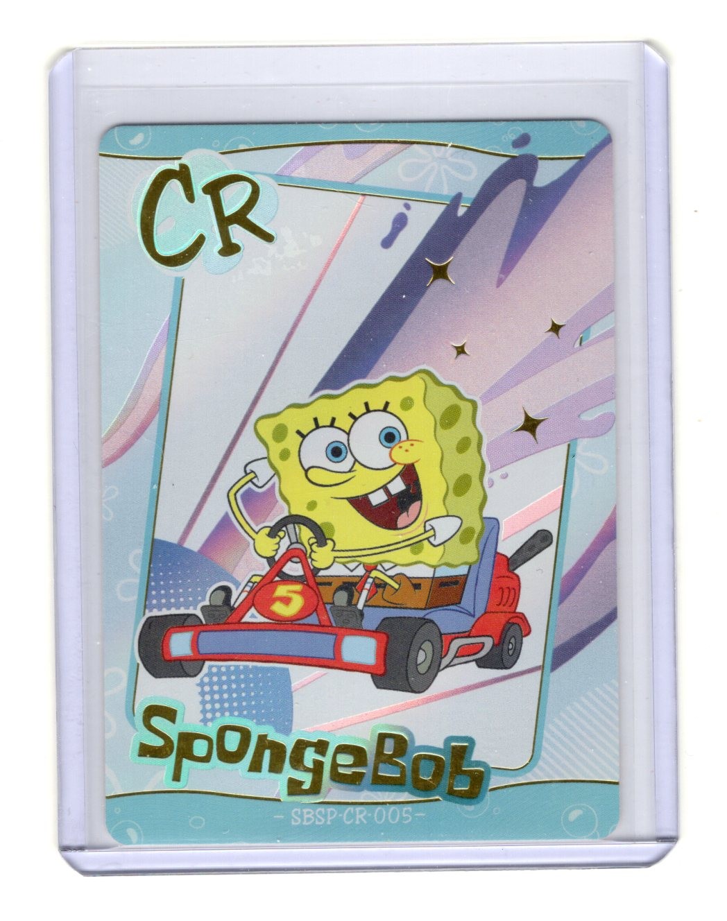 2024 SpongeBob SquarePants SpongeBob CR SBSP-CR-005 Go-Kart Holo Trading Card