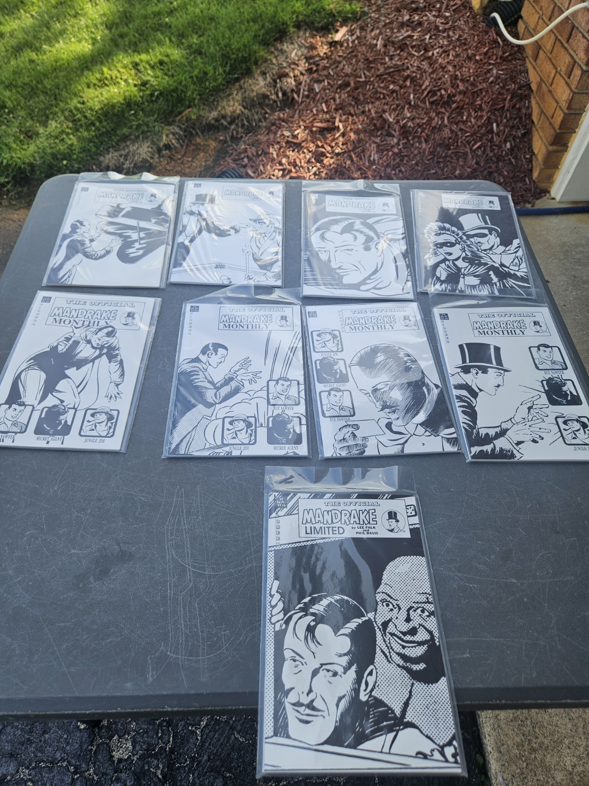 The Official Mandrake Vol 1-4, Mandrake Monthly 1-4, Limited #1, 1988,89,90 Nice