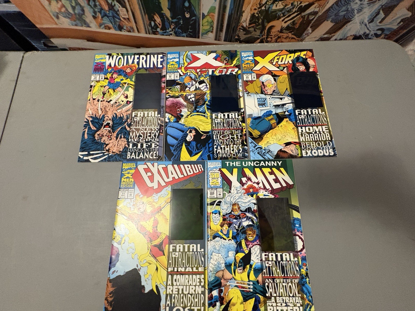X-Men Fatal Attractions Marvel Comics Keys  (Missing X-Men 25) 5 Of 6 Parts NM+