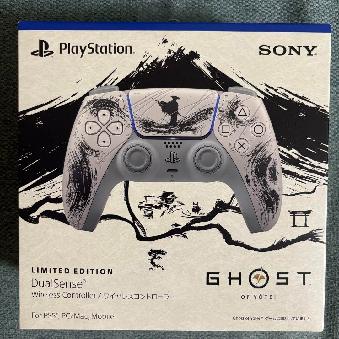 PS5 DualSense Wireless Controller GHOST OF YOTEI Black CFI-ZCT1JZ8 from Japan