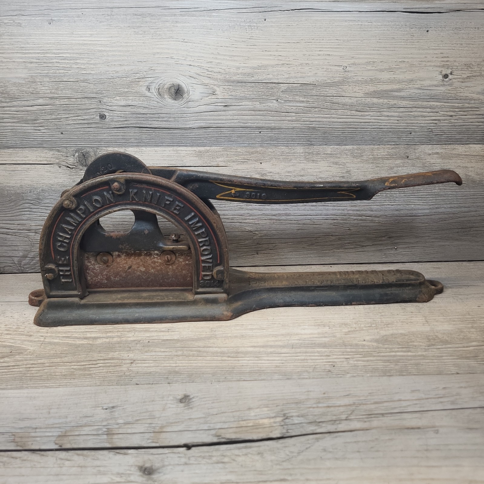 Antique Tobacco Cutter The Champion Knife Improved Enterprise MFG. Co USA