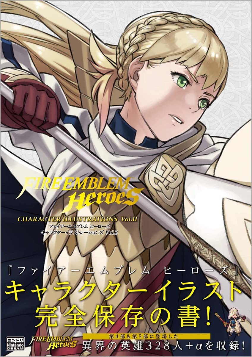 Fire Emblem Heroes Character Illustrations Vol 2 Official Art Book Japan Game