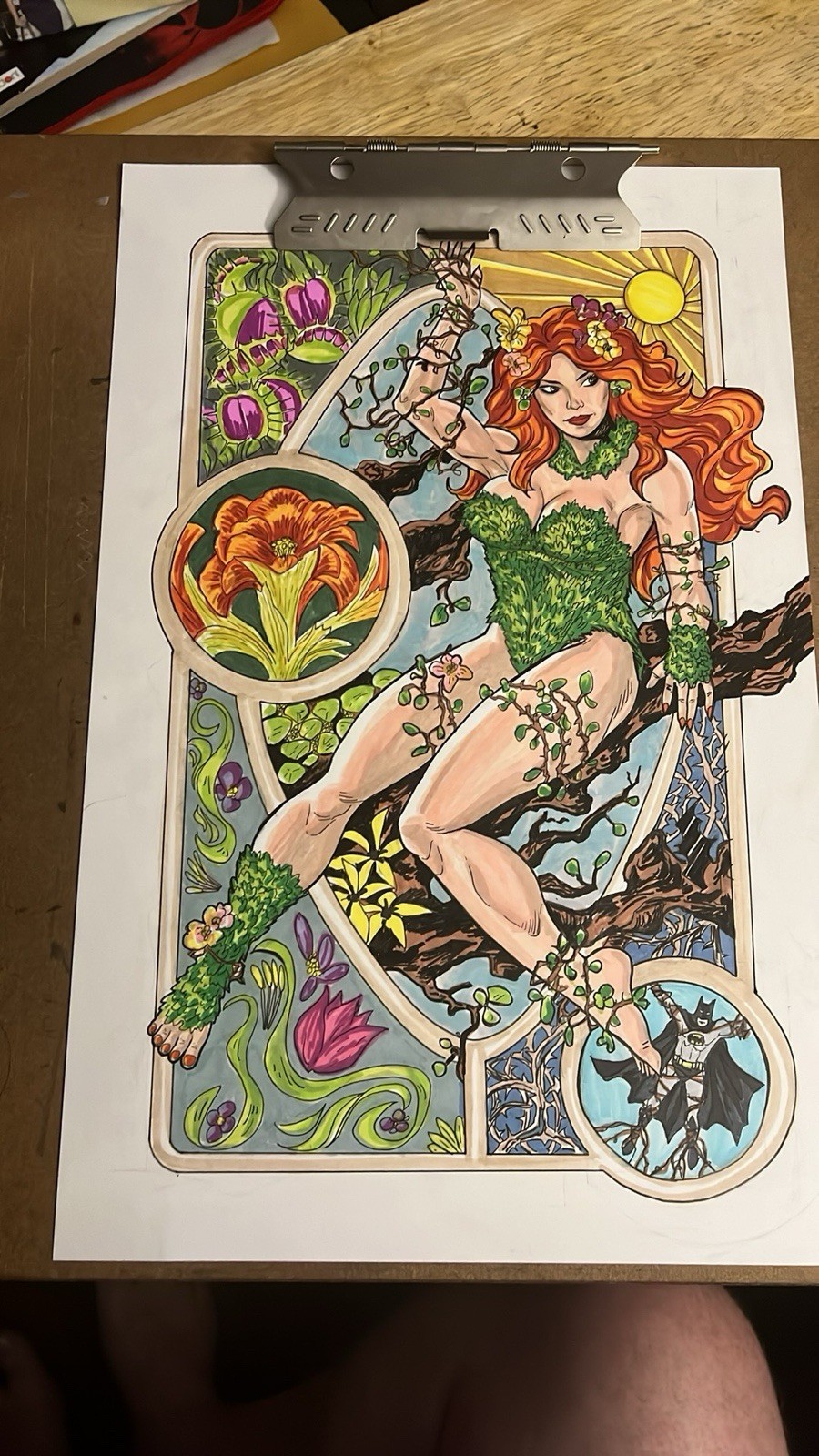 COMIC ART COMMISSION 11x17 COLOR