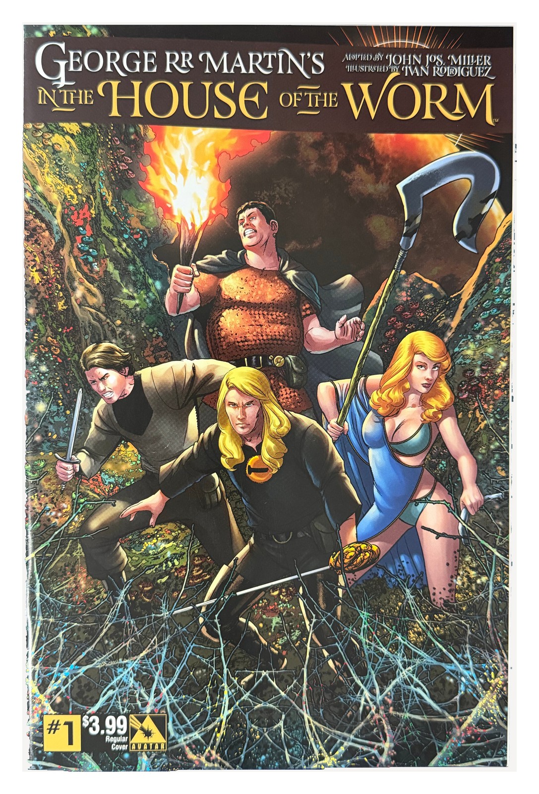 George R.R. Martin In the House of the Worm #1-2 2014 Comic Lot