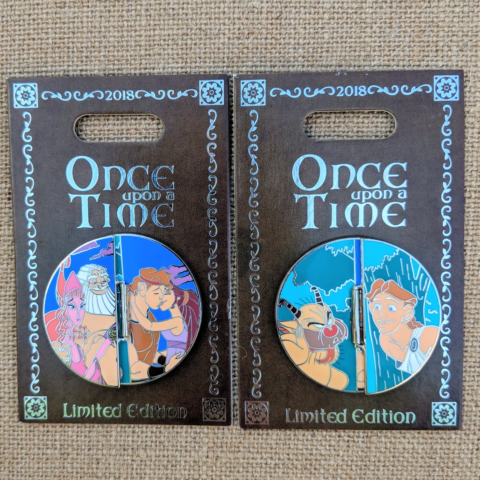 Hercules Phil Hera Zeus Megara Pin 2018 Disney Once Upon a Time LE 2000