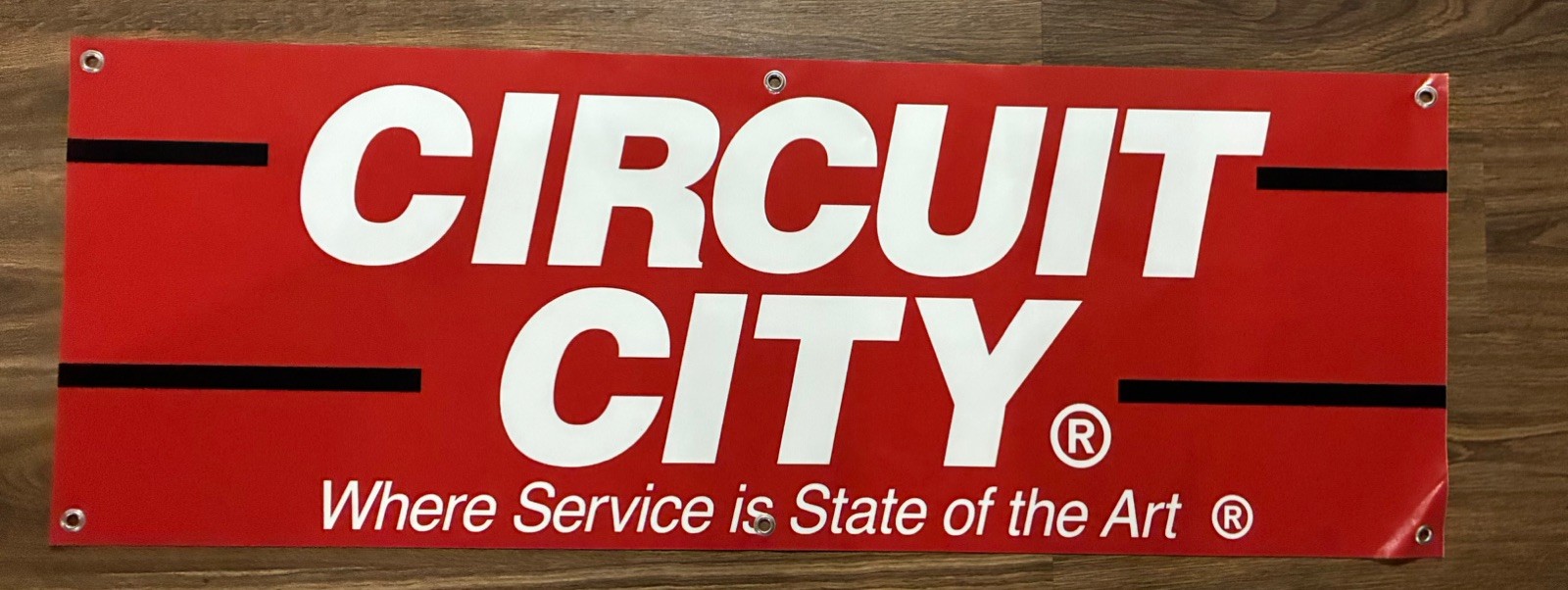 Circuit City Nostalgia Collection Vinyl Banner Sign