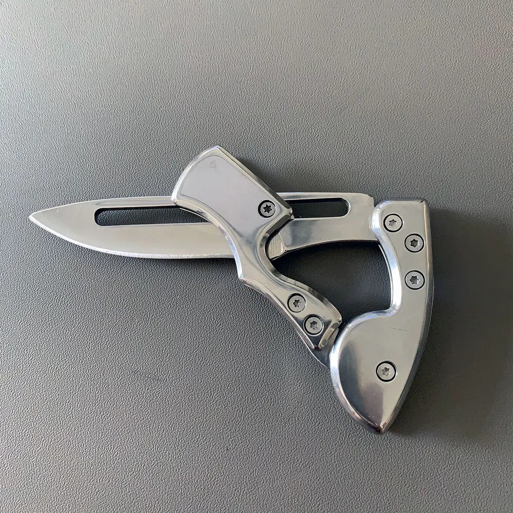 Mini Folding Pocket Knife Stainless Steel Outdoor Camping EDC Fruit Knife