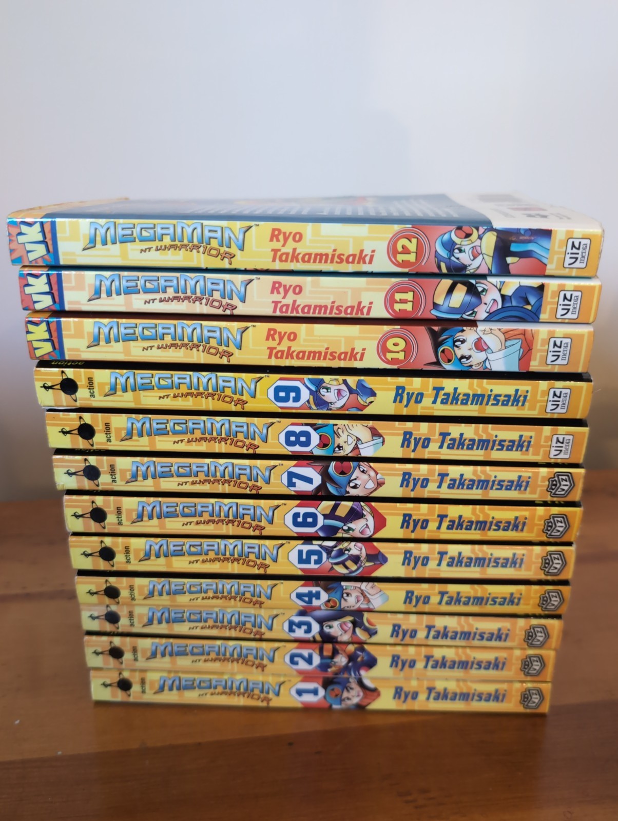 Megaman NT Warrior manga complete set volumes 1-12 English Viz Edition