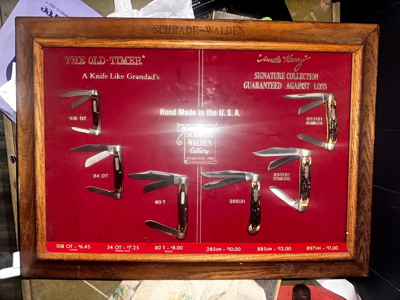 Ultra Rare 1964 Schrade Walden Uncle Henry collection. Store case never opened.