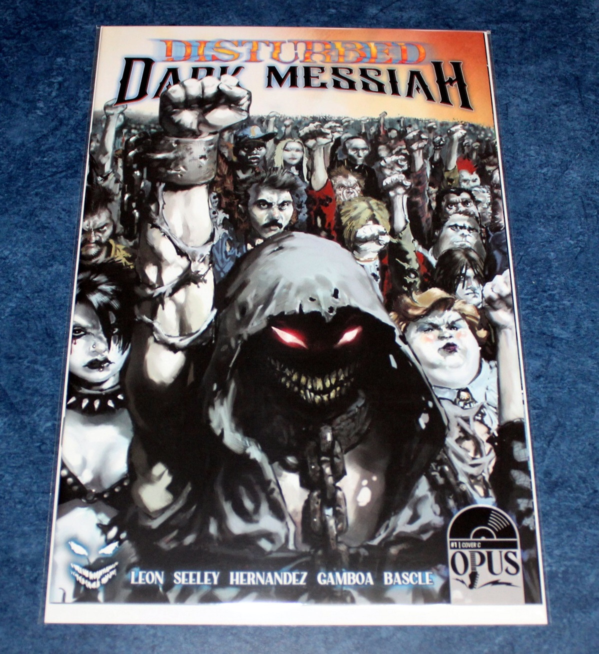 DISTURBED DARK MESSIAH #1 C 1:10 Todd McFarlane variant OPUS TIM SEELEY 2022 NM