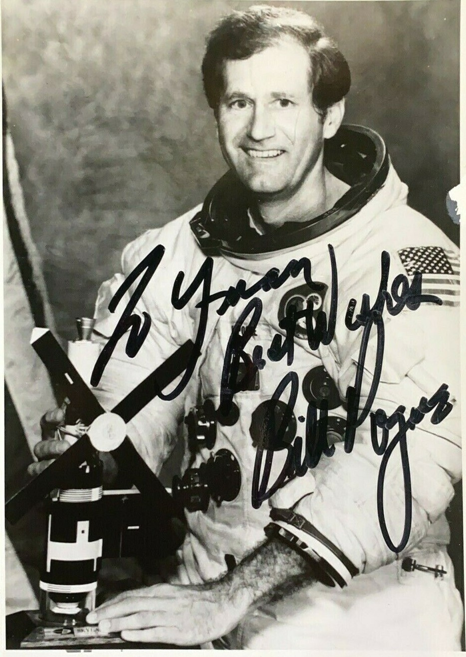 BILL POGUE SKYLAB 4 NASA ASTRONAUT SIGNED AUTO NASA  5X7 PHOTO