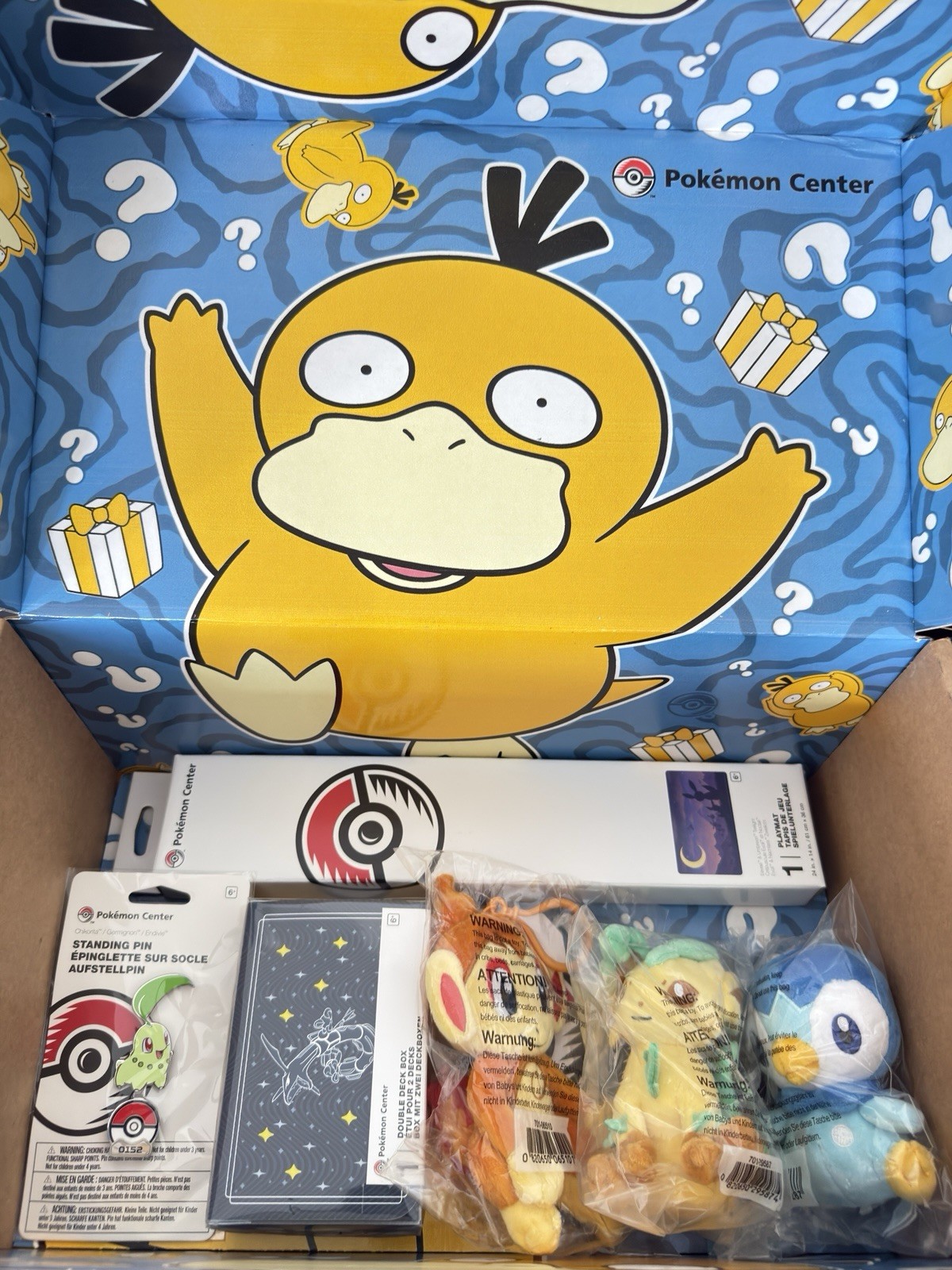 Brand New 2025 Pokemon Center Exclusive Special Delivery Box + Gifts (no packs)