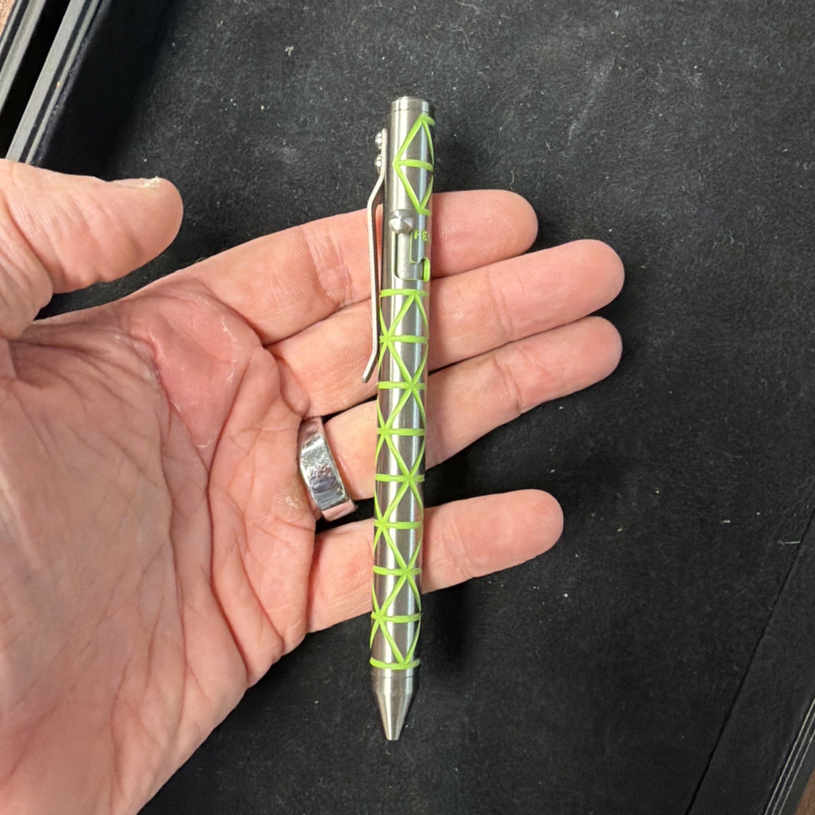 Brian Felholter Tibolt Titanium Pen EDCAddiction Green Cerakote By Cptn Axel