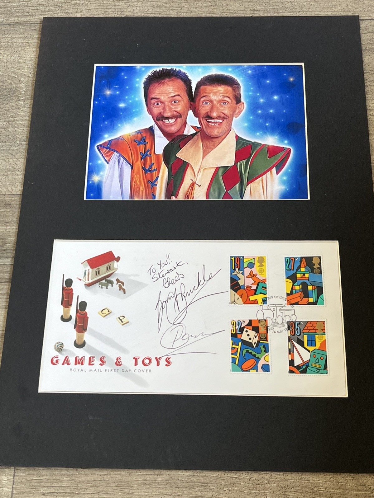 THE CHUCKLE BROTHERS Royal Mail First Day Cover 37.5cm x 27.5cm
